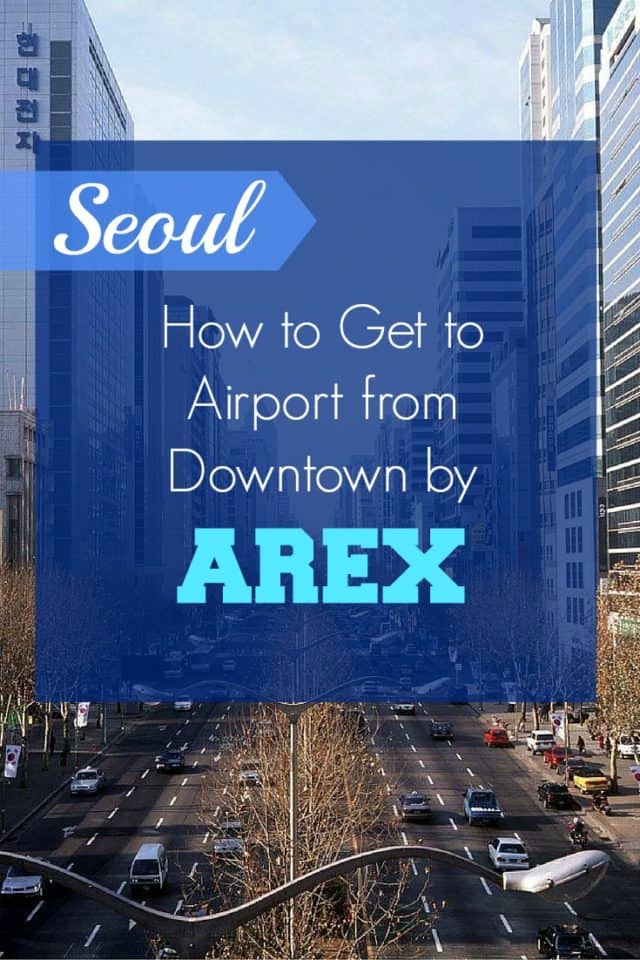 Downtown Seoul to Airport by AREX