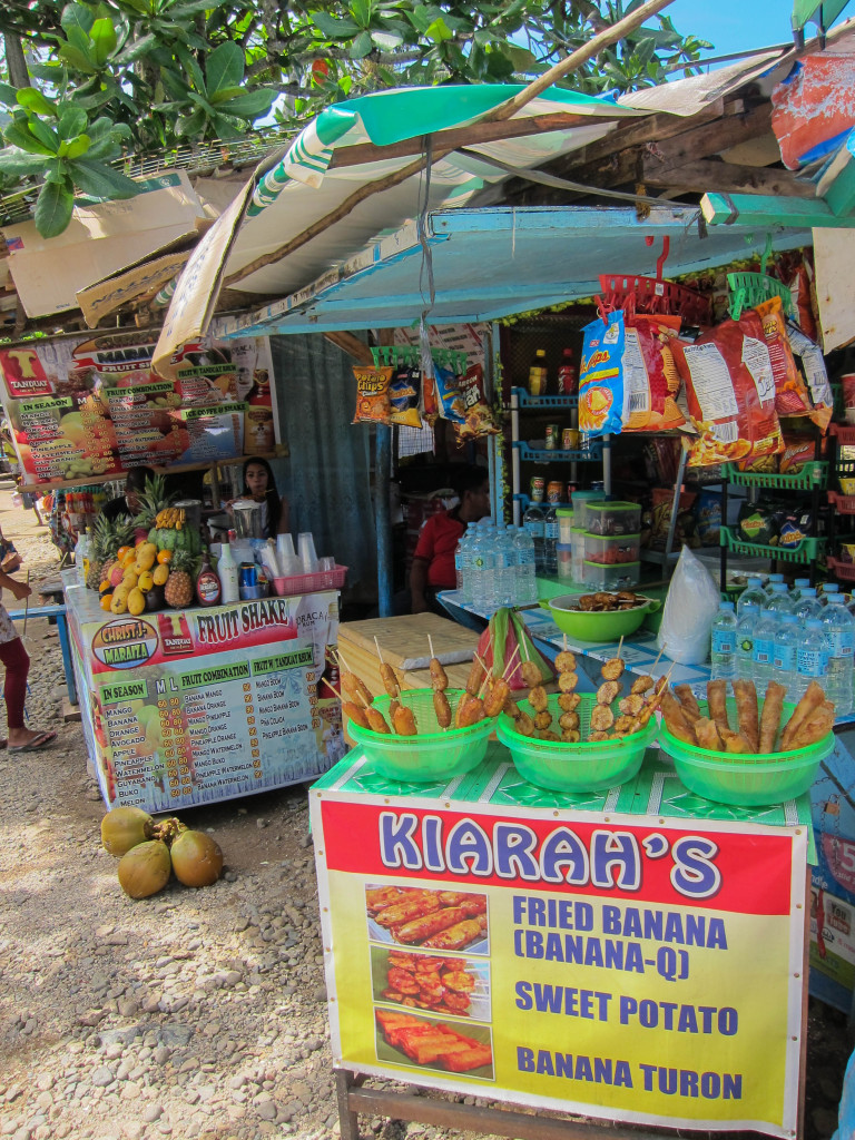 Vendor near Sabang Boat Terminal, Palawan Philippines