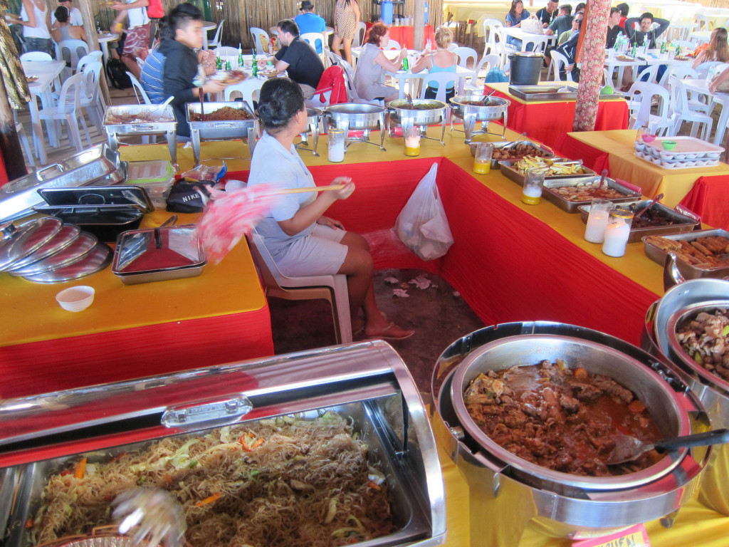 Restaurant at Sabang Boat Terminal, Palawan, Philippines