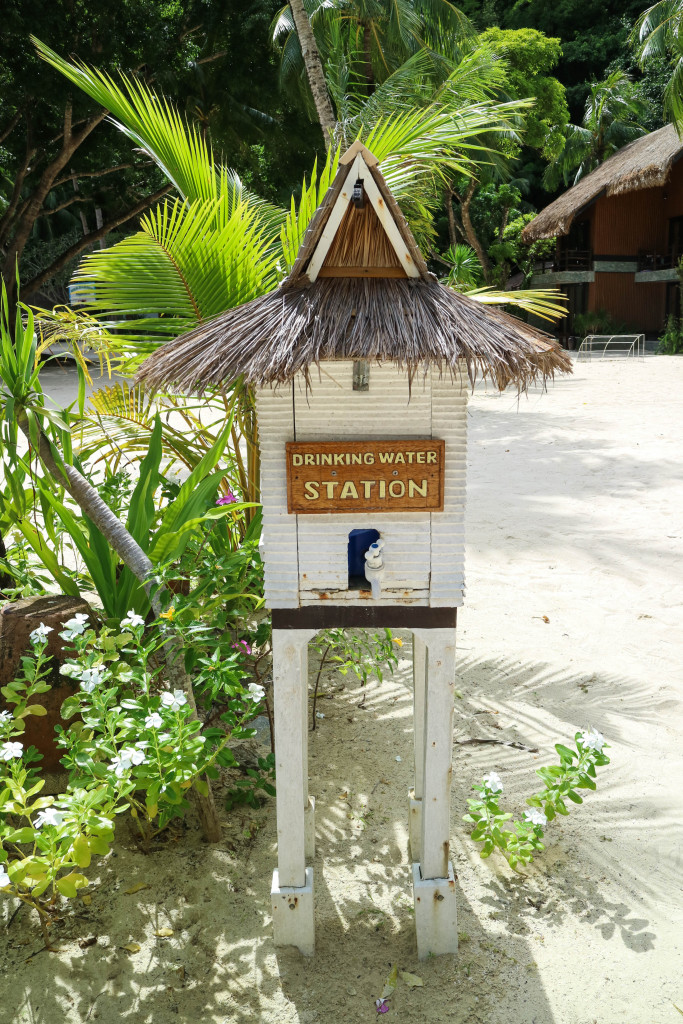 Water station at Miniloc Island, El Nido, Palawan, Phlippines