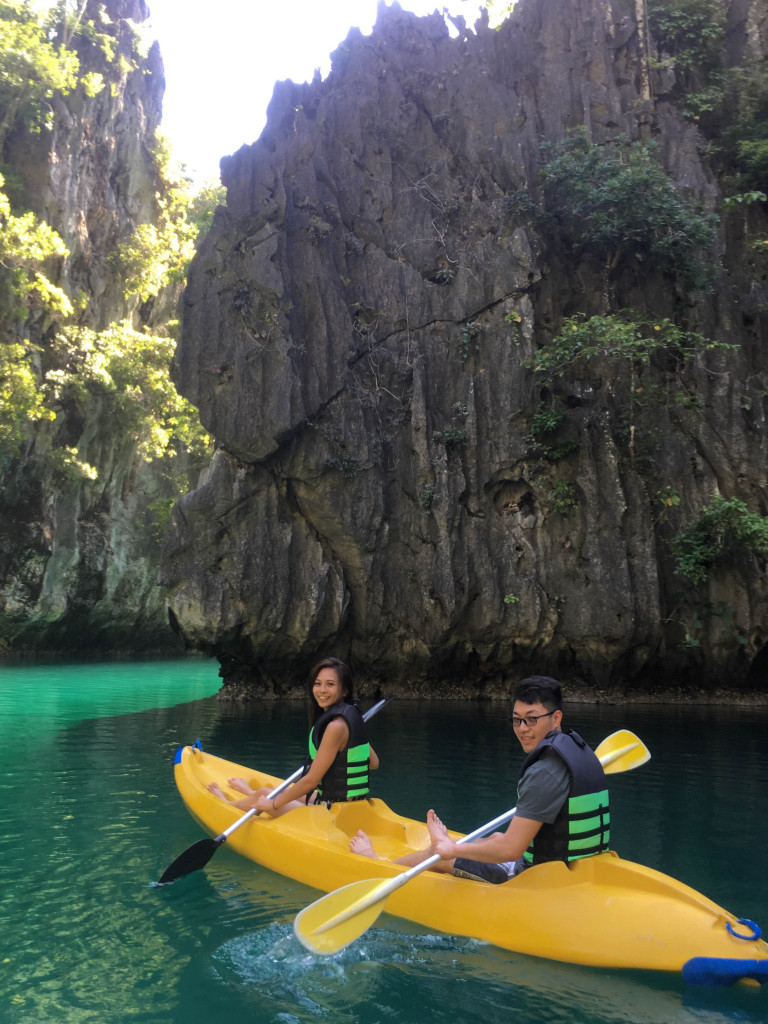 Small lagoon at Miniloc Island, El Nido, Palawan, Phlippines