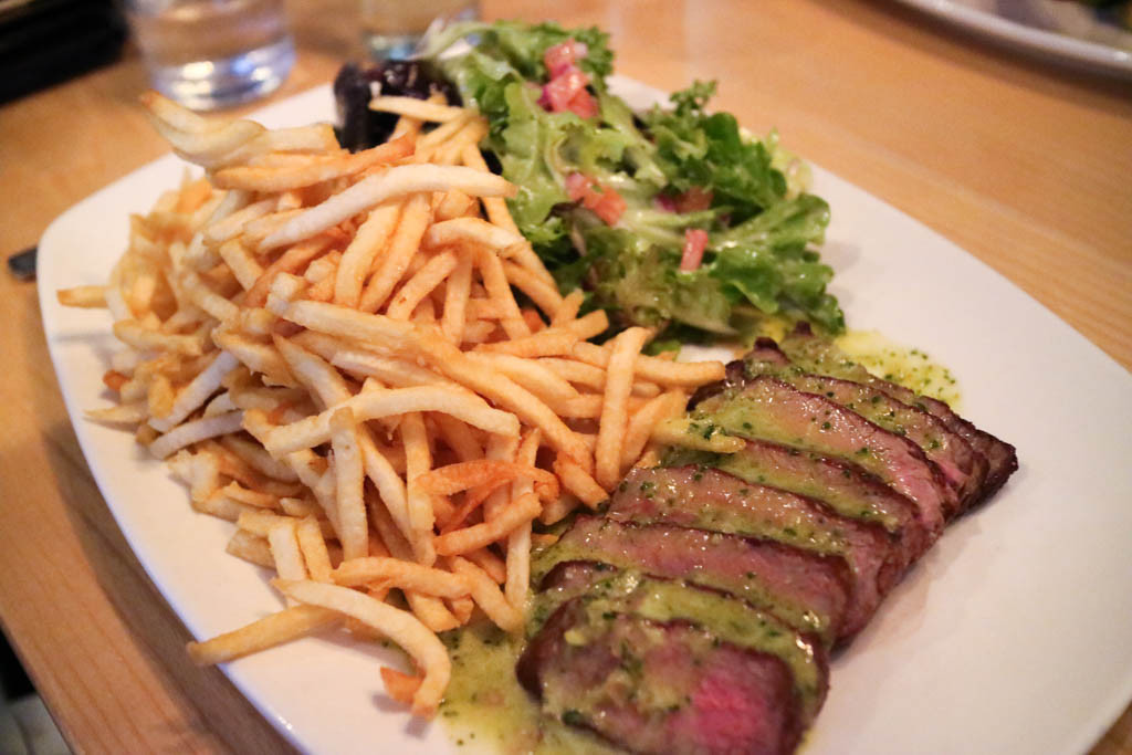 Steak frites from Cassis Bistro, Calgary, Canada