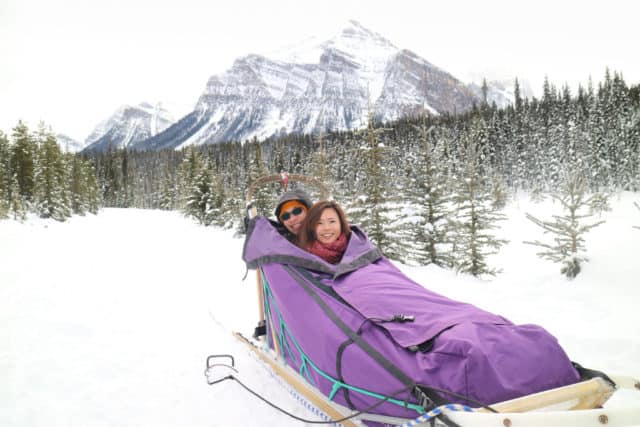 Dog Sledding in Lake Louise, Banff National Park