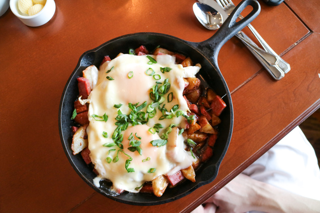 Bison hash skillet from Fairmont Chateau Lake Louise, Banff