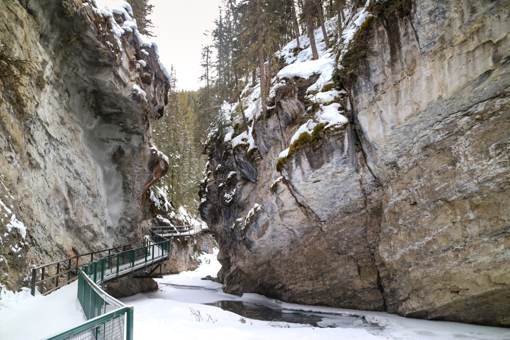 Johnston Canyon Ice Walk, Banff