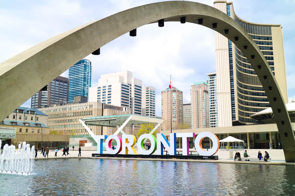 Places to visit in Toronto for photographers - Nathan Phillips Square