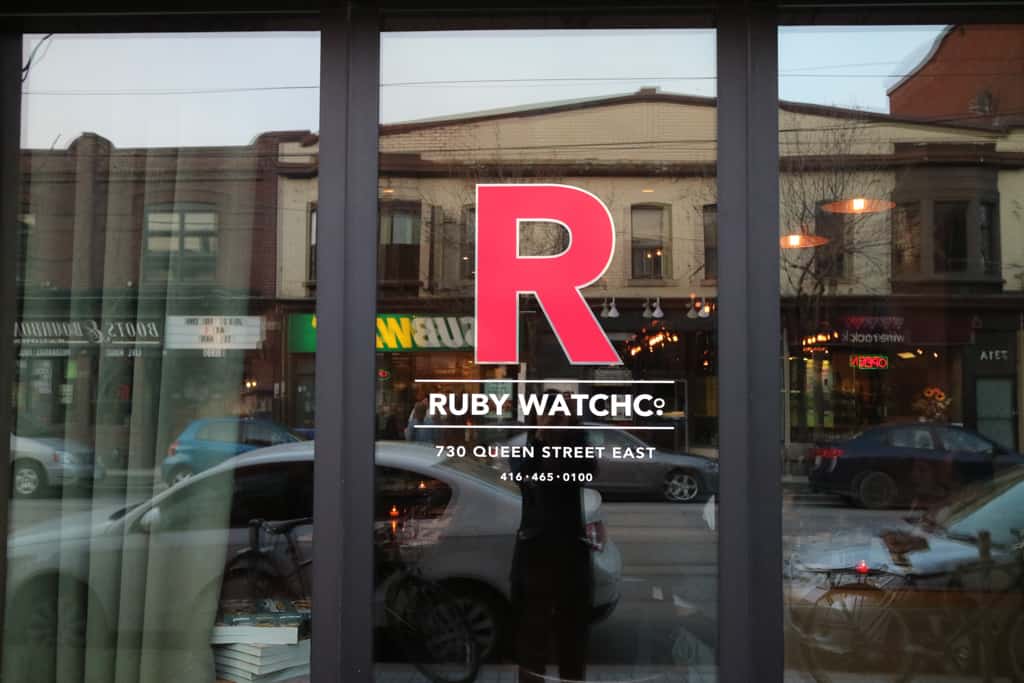 Ruby Watchco Toronto