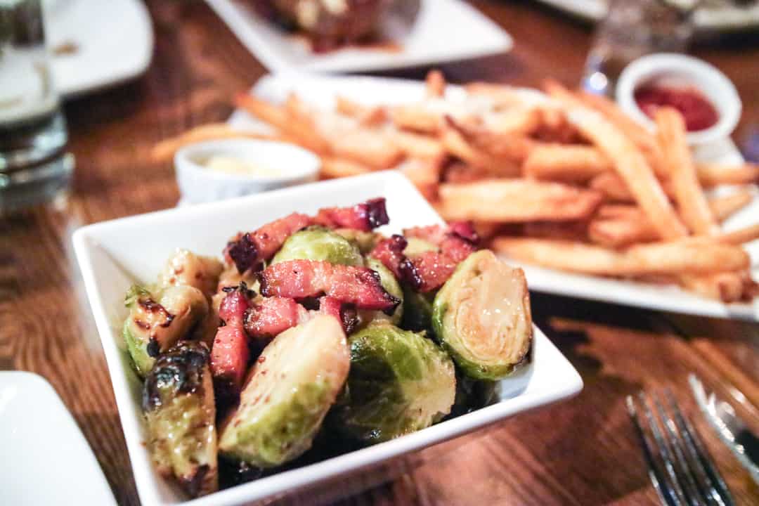 Brussels Sprouts & Parmesan Truffle Fries from Modern Steak Calgary