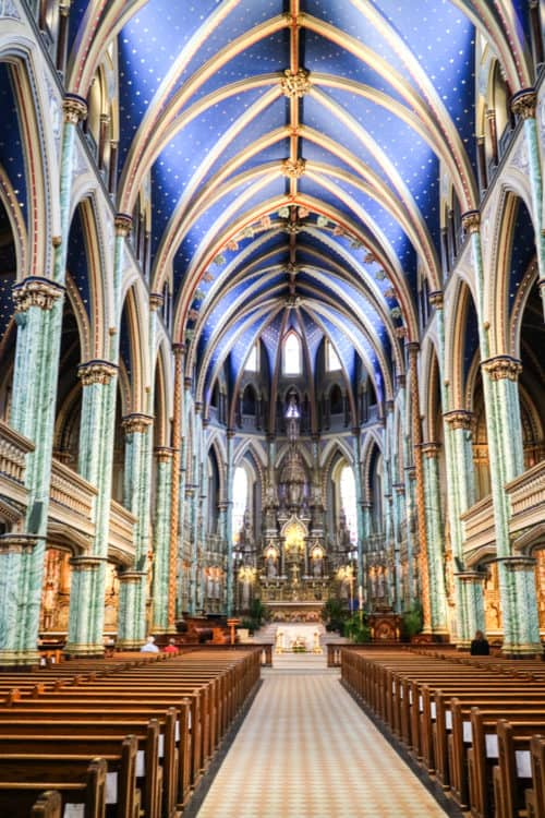 Notre-Dame Cathedral in Ottawa, Ontario