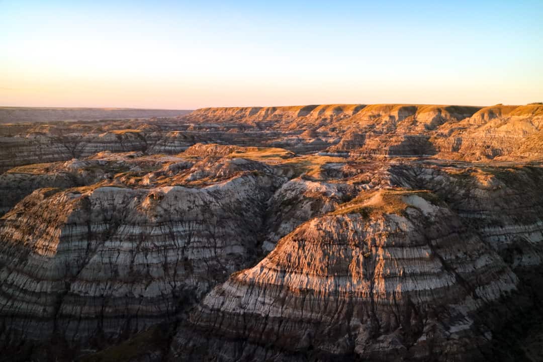 Horsethief Canyon in Canadian Badlands (Drumheller), Alberta, Canada