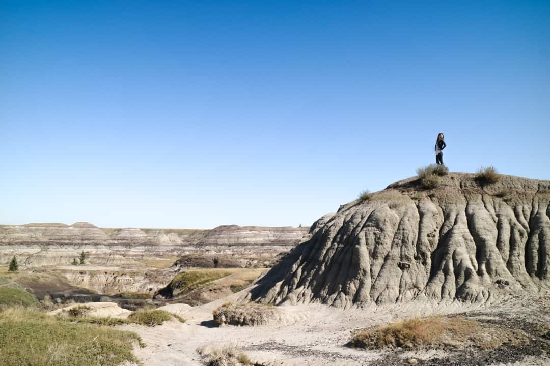 Canadian Badlands in Drumheller, Alberta, Canada 