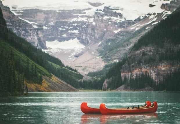 lake louise canoes