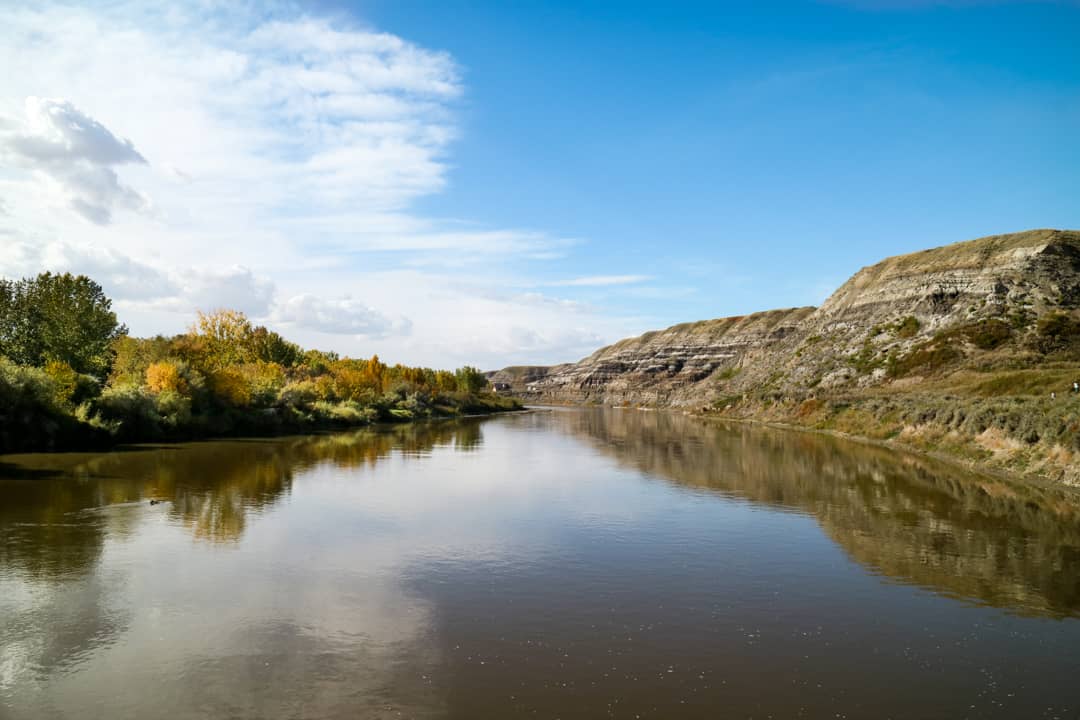 Red Deer River in Canadian Badlands