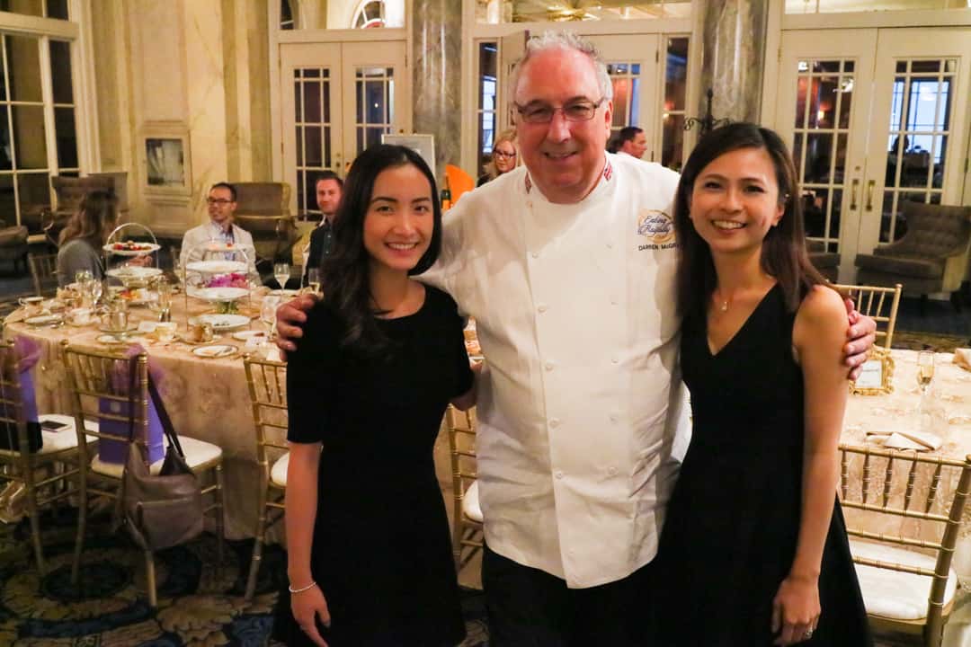 Chef Darren McGrady at Fairmont Royal Champagne Afternoon Tea Calgary