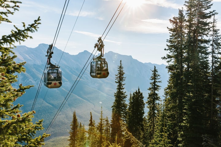 New Banff Gondola Summit