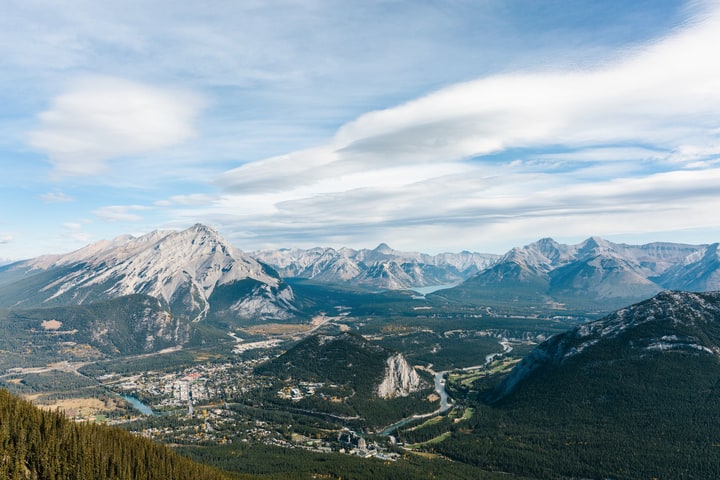 The view from Banff Gondola