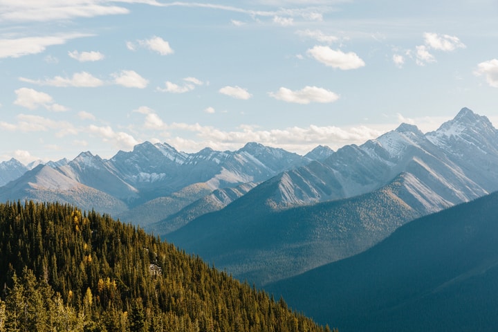 The view from Banff Gondola Summit