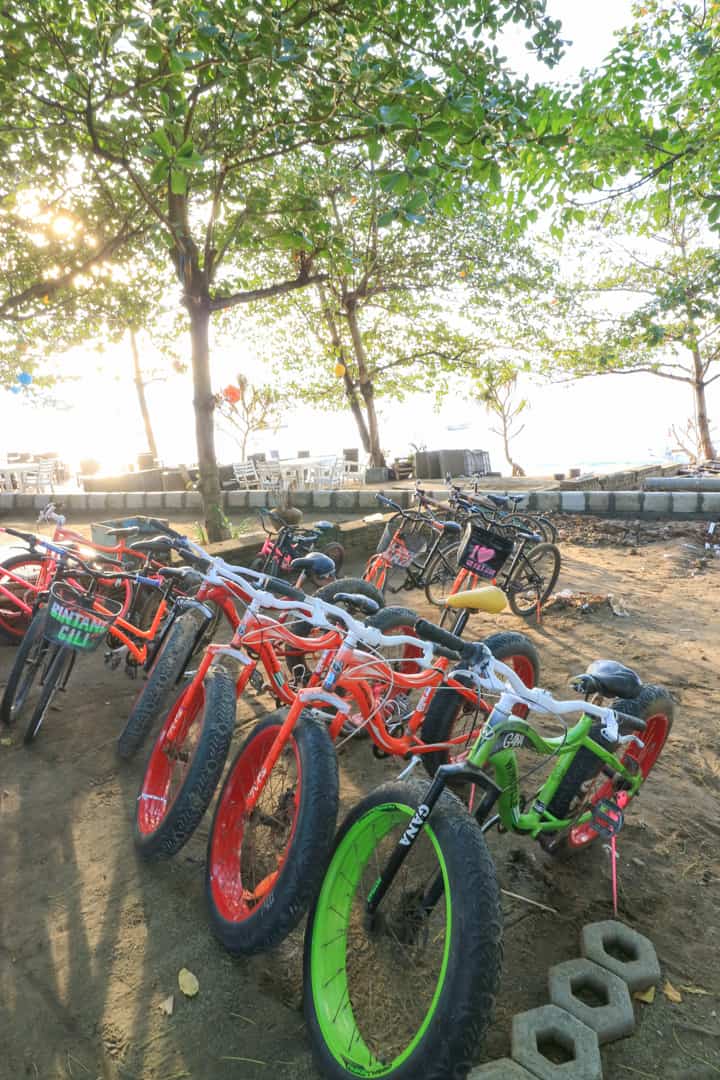 Renting Bike on Gili Air Lombok Indonesi