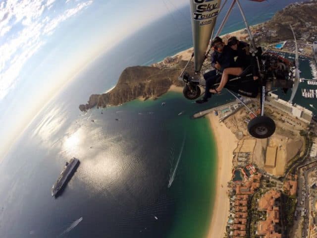 Adventure for adrenaline seekers: powered hang gliding cabo san lucas Mexico