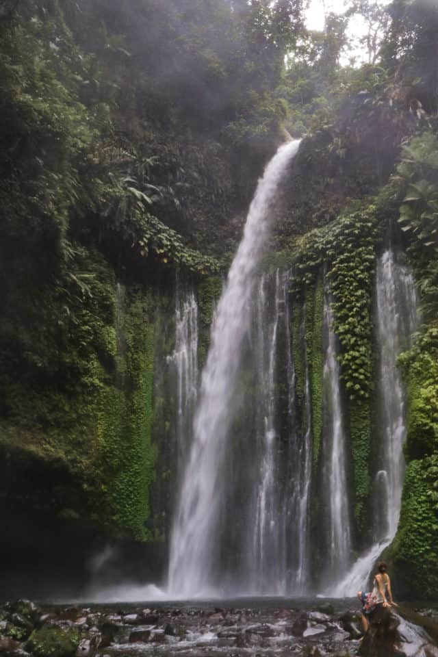 Tiu Kelep Waterfalls, Mt. Rinjani, Lombok, Indonesia