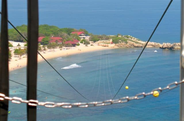 adventure for adrenaline seekers: zipline, labadee, haiti