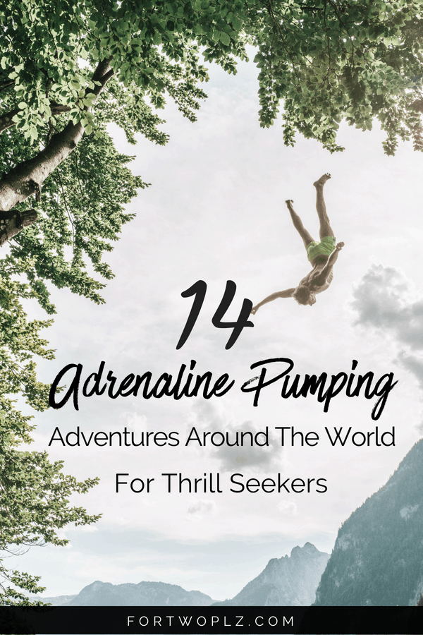 Attention, thrill seekers: Add all these exciting adventure activities around the world to your bucket list. These extreme outdoor activities are guaranteed to give you an adrenaline rush. Click through to read more. #adventure #adventureseeker #thrillseeker #bucketlist #adventuretravel #adrenaline #bungeejump #cntower #zipline #whitewaterrafting #scubadiving #skydiving #jetboat #travelguide #traveltips #thingstodo #traveldestinations #instagramspots #photospots