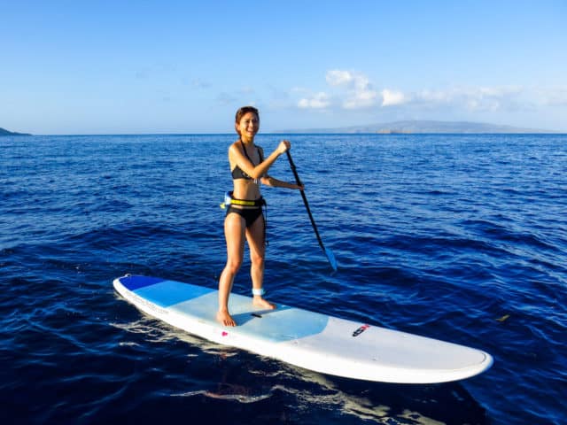 stand up paddle boarding maui hawaii