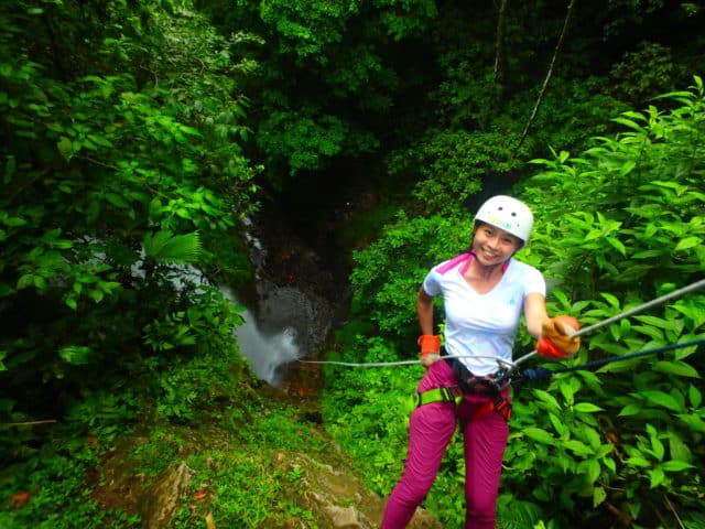 Unforgettable things to do in Costa Rica in November waterfall rappelling