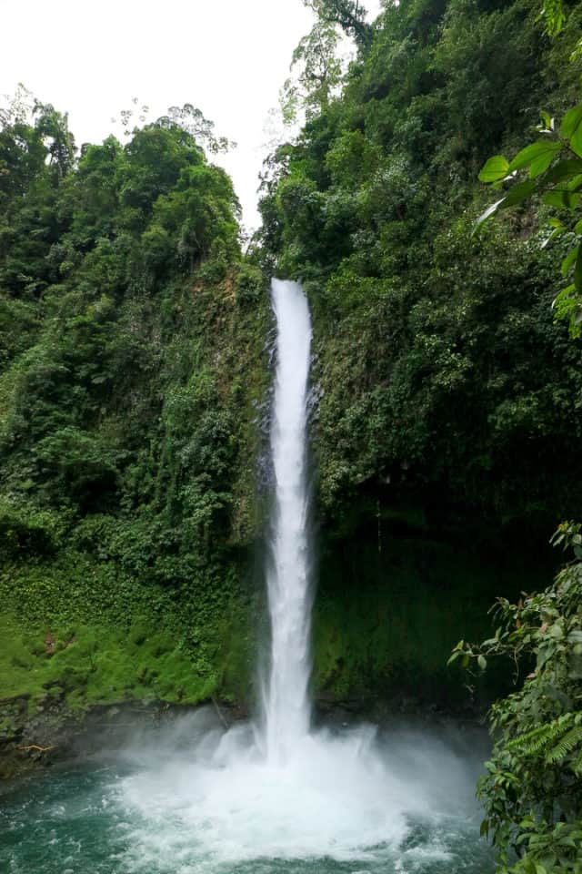 two weeks in Costa Rica La Fortuna Waterfall