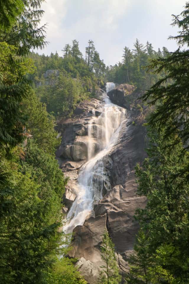 Shannon Falls Vancouver Sea to Sky Highway
