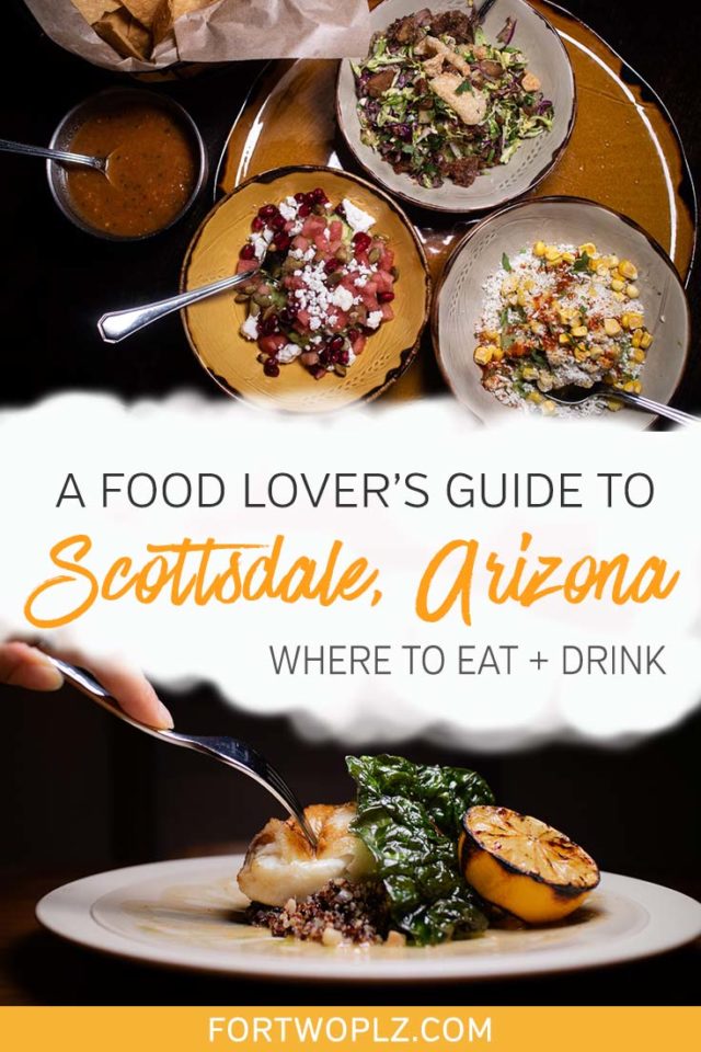Scottsdale, Arizona is an up-and-coming foodie destination. Where should you start? We’ve got you covered! This foodie guide highlights our top recommendations for the best restaurants in Scottsdale. Click through to discover the best places to eat in Scottsdale.  #explorearizona #scottsdale #travel #foodietravel