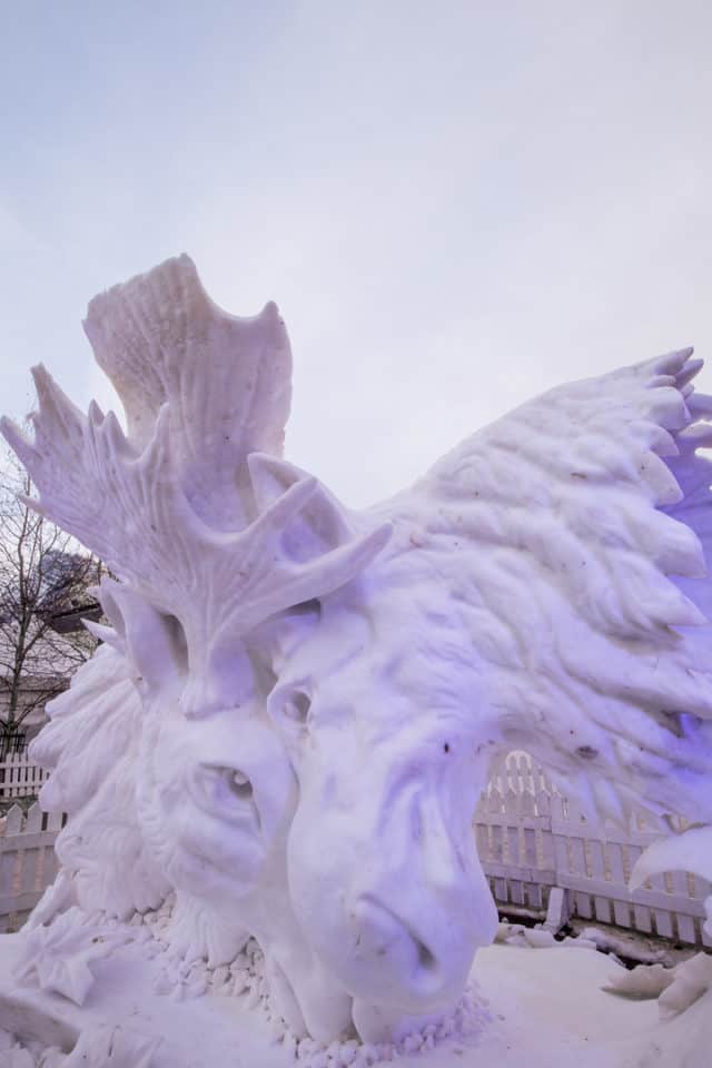 Snow Days Banff Ice Sculpture