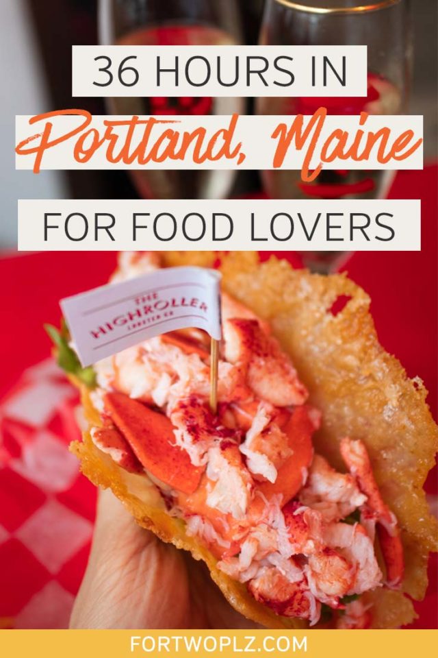 Only has 36 hours in Portland Maine? We’ve got you covered. This food guide is all you need to eat your way through Portland Maine, highlighting all the best places to eat and drink in the city. #newengland #usatravel #summertravel #foodguide