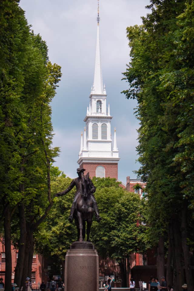 1 day in Boston Paul Revere Mall