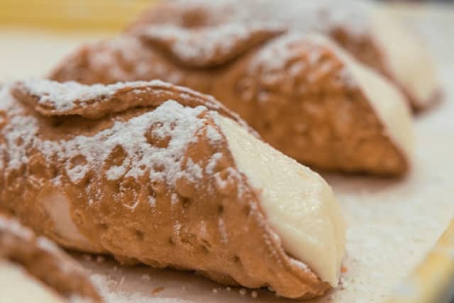 Boston best cannoli at Maria's pastry