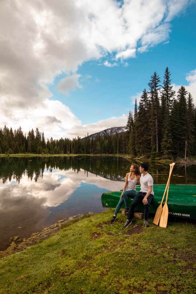 Kayak or canoe at Island Lake Lodge