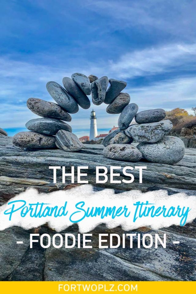 Spending your summer vacation in Portland Maine? The city is a foodie’s heaven filled with so many seafood restaurants and craft breweries. Follow this itinerary to find the best restaurants, places to eat, bars to drink at, and things to do in Portland Maine! #newengland #usatravel #summertravel #foodguide