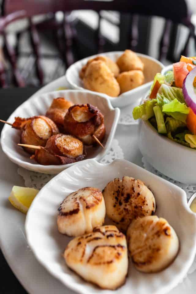 Digby scallops at Wheelhouse Nova Scotia Holidays