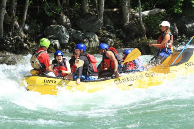 Squamish Cheakamus white water rafting 