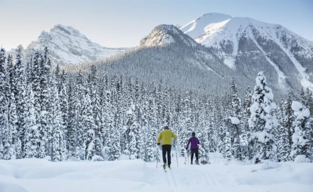 Cross Country Skiing at Lake Louise