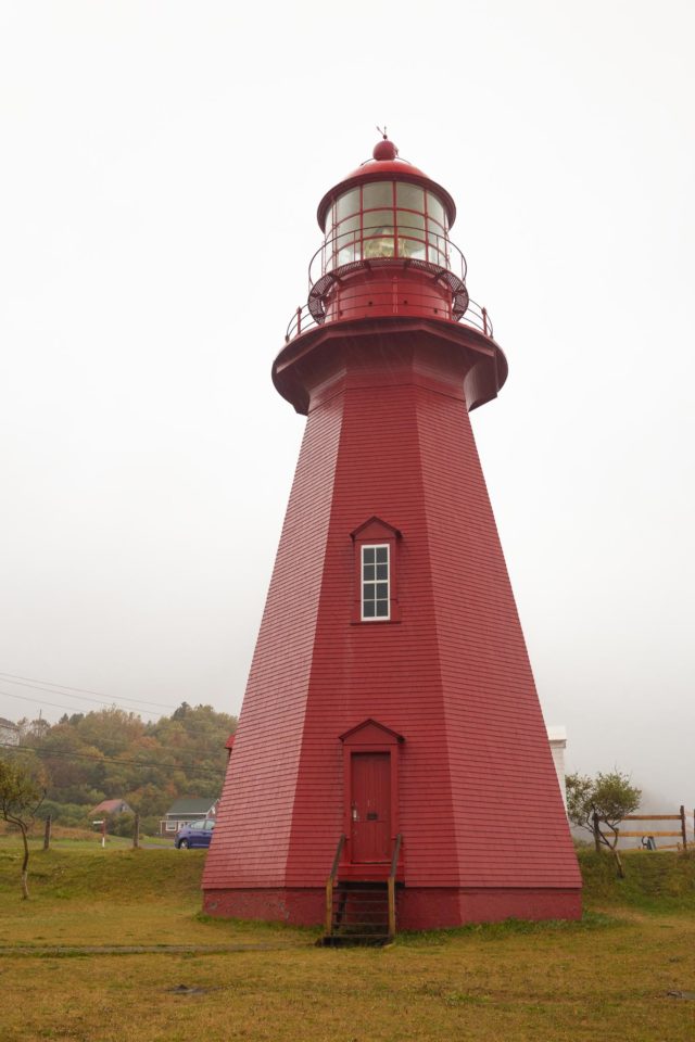 La Martre Lighthouse Gaspe Quebec