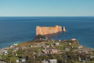 montreal gaspe road trip - perce rock bonaventure island