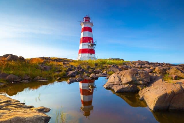 Western Light Brier Island Nova Scotia Scenery Lighthouse