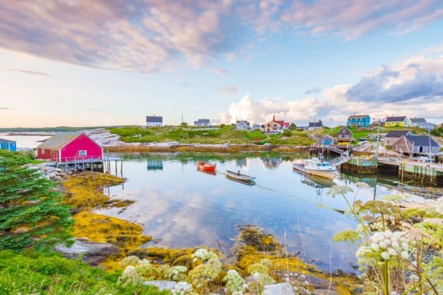 peggys cove fishing village Nova Scotia