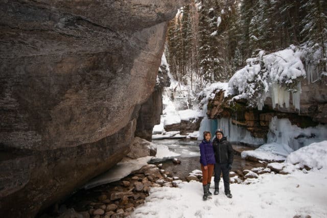 Maligne Canyon Tours Jasper Winter