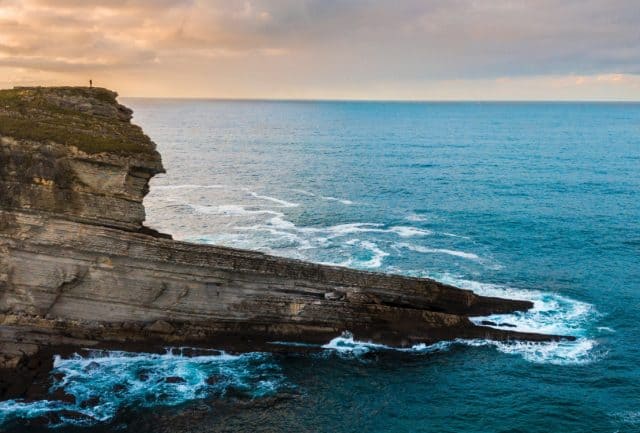 Beach and Landscape in Santander Spain