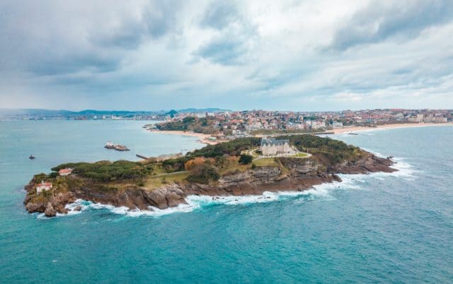 Magdalena Palace in Santander Spain