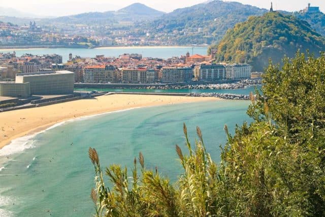 San Sebastian coastal city in northern Spain