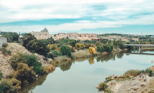 river view of Toledo one of the prettiest cities in Spain