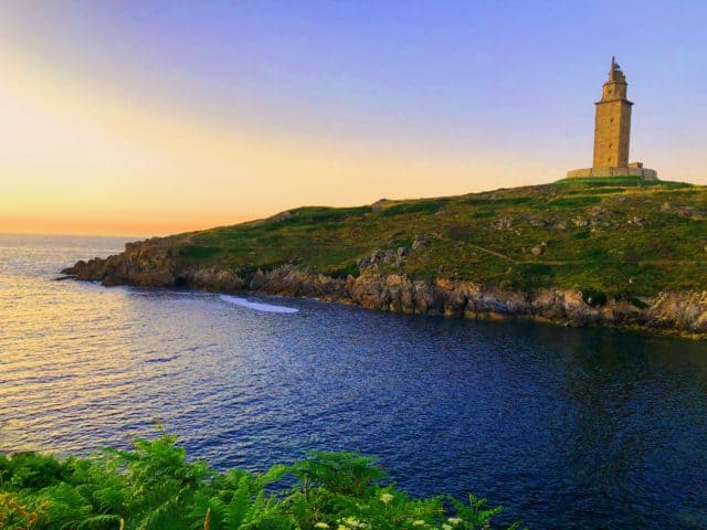 coruna coastal city in Spain